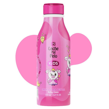 Leche Pal Pelo front packaging showing 14.9 oz jar and kid-friendly design for easy styling