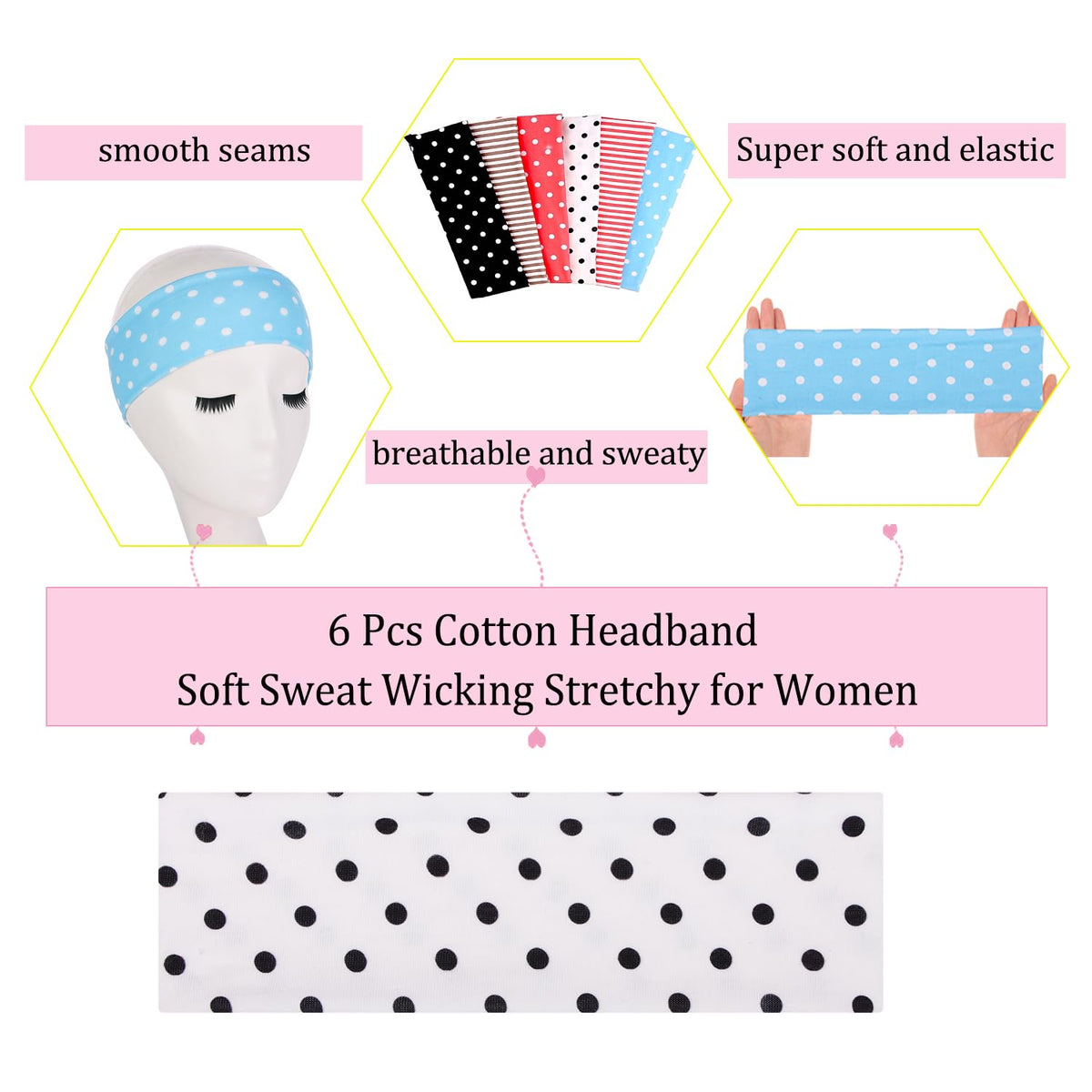 Leeven headband worn by runner, secure non-slip hold during exercise