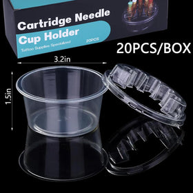 LEEYUKA tray in use with tattoo cartridges shows quick-change workflow benefit
