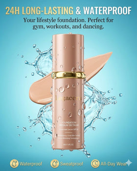 Legacera application with brush showing smooth spread and fast, even coverage benefit