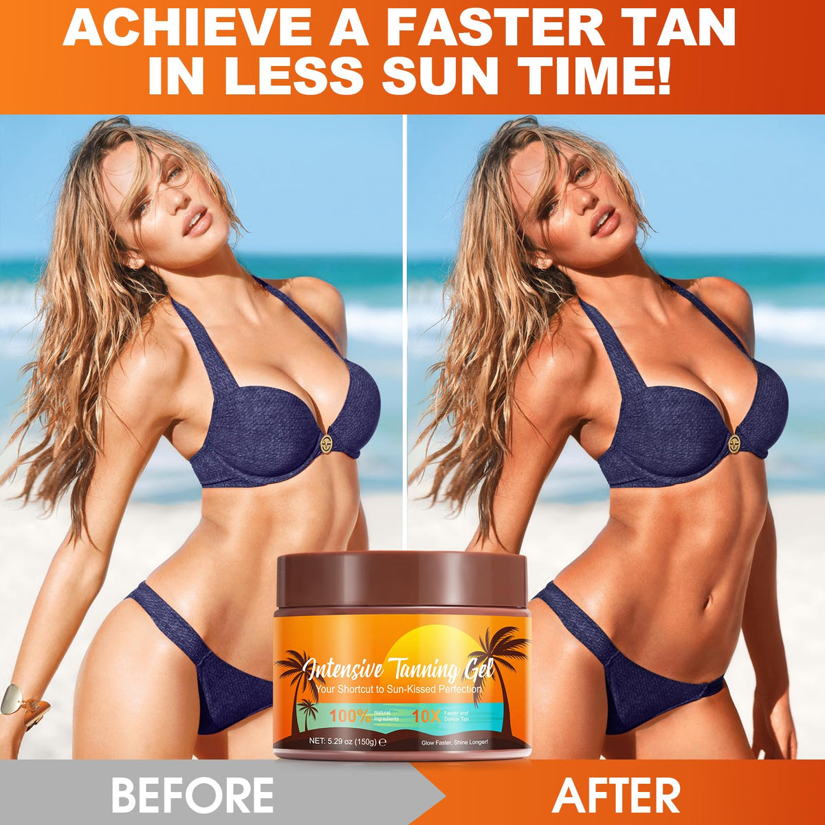 LEISGOTO applied on person in sunbed showcasing indoor use benefits