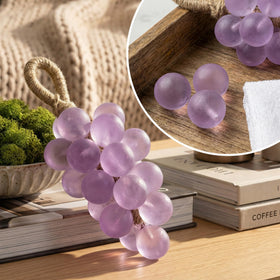Lekgavd grape soap styled in bathroom adding fragrant decorative appeal