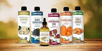 Lekithos oil on bathroom counter in lifestyle scene for daily skincare ritual