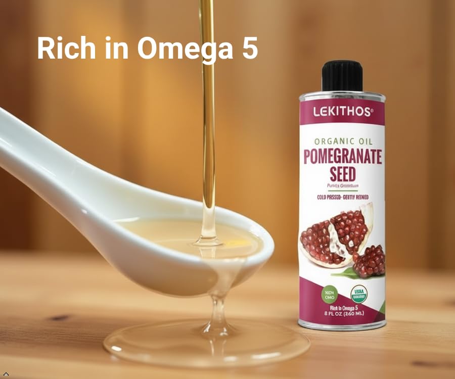 Lekithos label detail showing USDA Organic certification and ingredient clarity