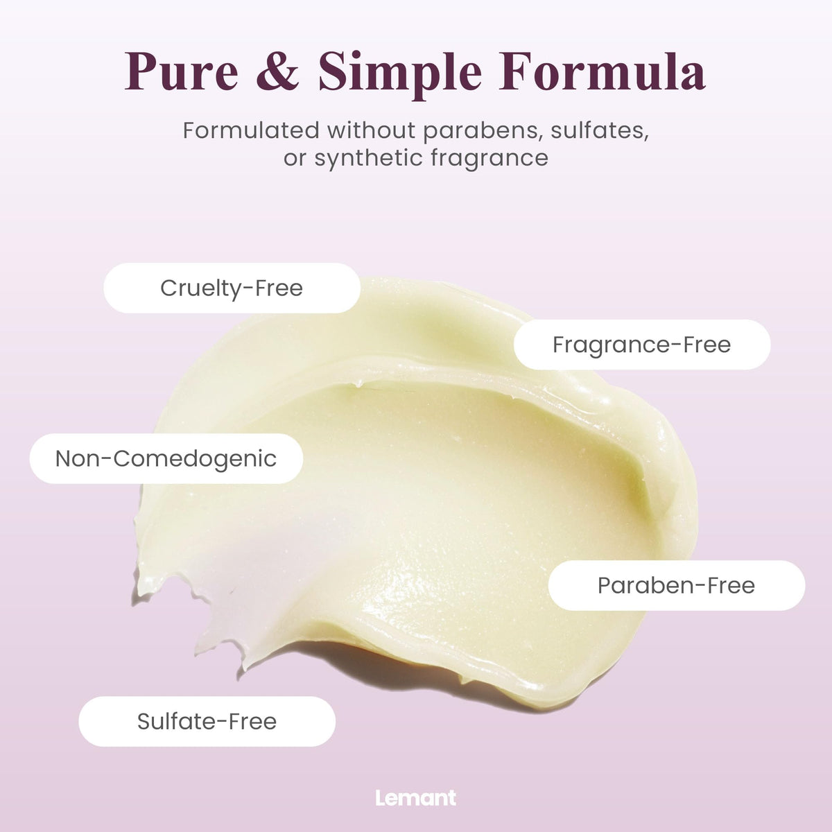 Lemant salve being applied to hand, demonstrating moisturizing and absorbent benefit