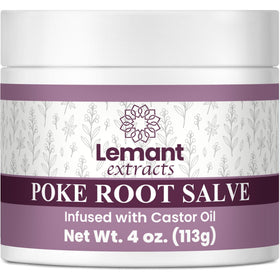 Lemant jar front view showing label and 4 oz size, clear product identity benefit