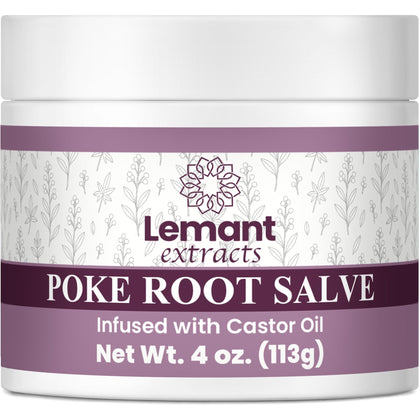 Lemant jar front view showing label and 4 oz size, clear product identity benefit