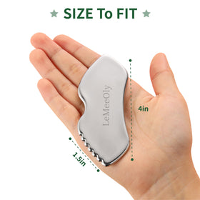 LeMeeOly detailer tool edge close-up showing precision tip for targeted massage benefit