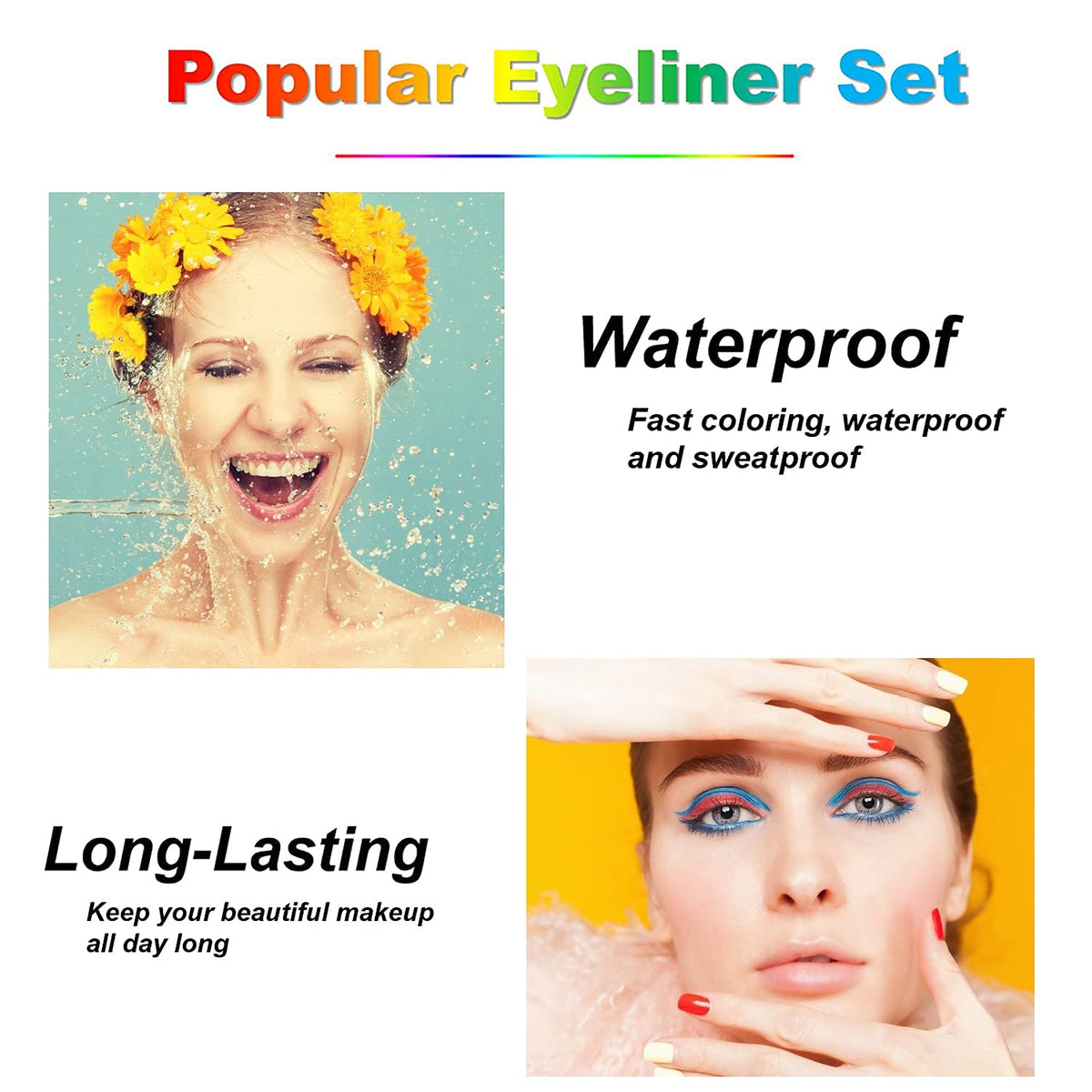 LemonSac in use during eye application demonstrating blendable formula benefit