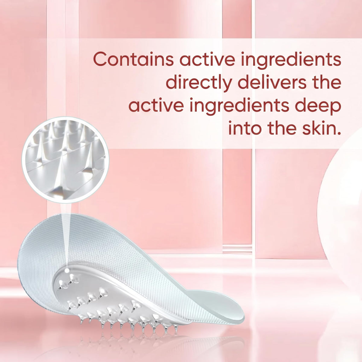 Lence NOVALIFT on forehead and smile line showing targeted smoothing