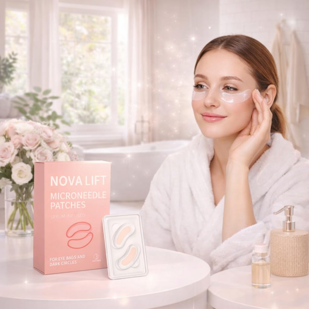 Lence NOVALIFT on bathroom counter in lifestyle setting for daily routine