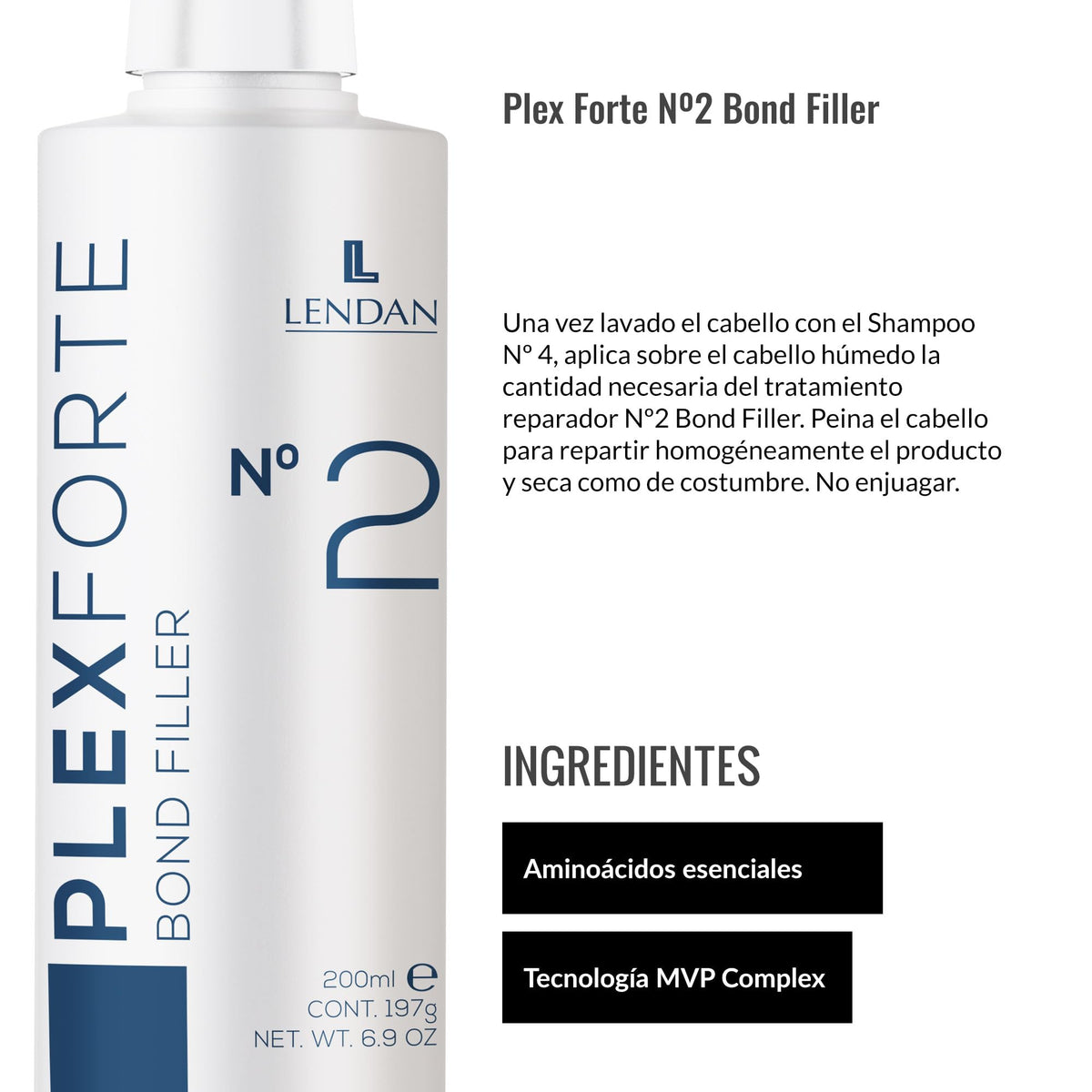 Lendan treatment being applied in salon for bond rebuilding benefits