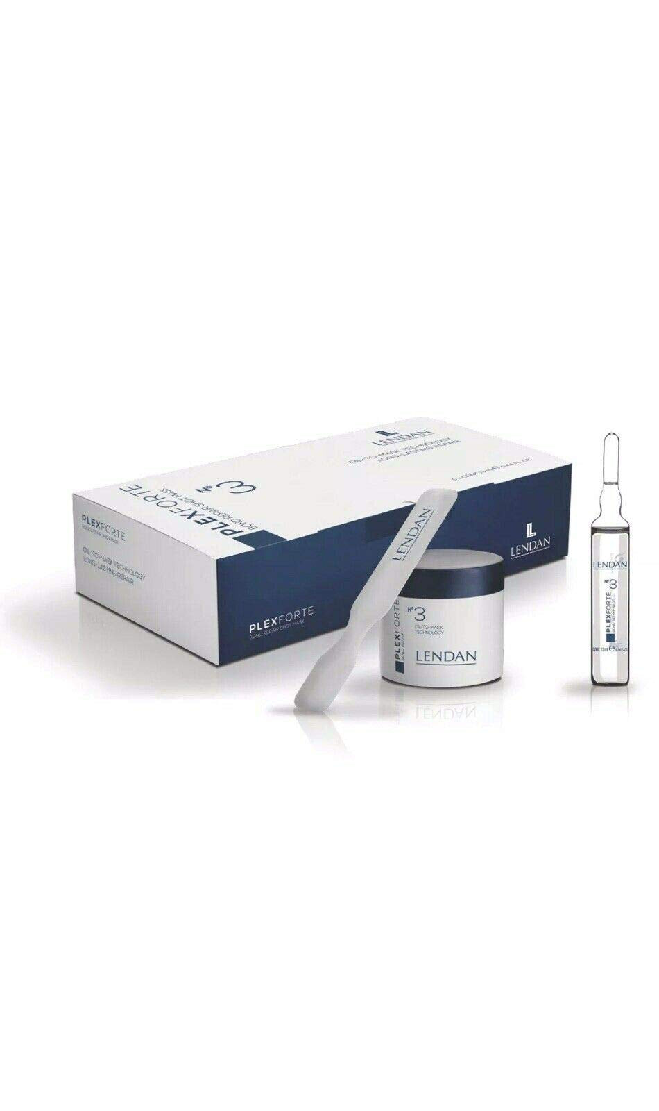 Lendan front packaging showing six ampoules and product name for instant repair