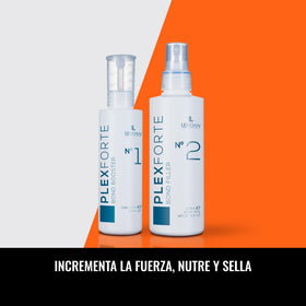 Lendan bottle next to hand demonstrating 200 ml size and portability