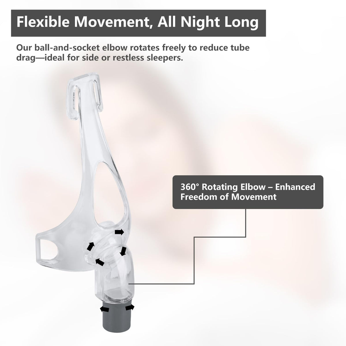 Lenura frame with small seal mounted showing universal-fit convenience benefit