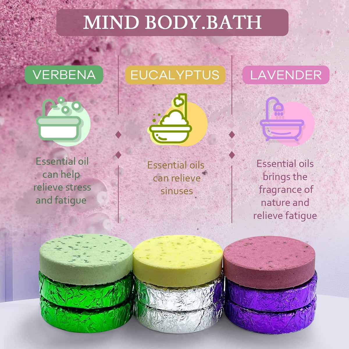 leoce lavender tablet close-up highlighting calming fragrance benefits