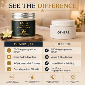 Lepac jar held in hand illustrating 8 oz supply and application scale