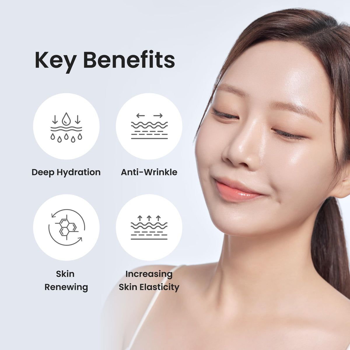Lepique on bedside table illustrating overnight repair routine benefit
