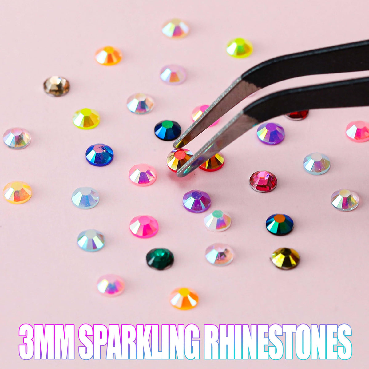 LERBOU rhinestones applied to phone case showing durable decorative finish