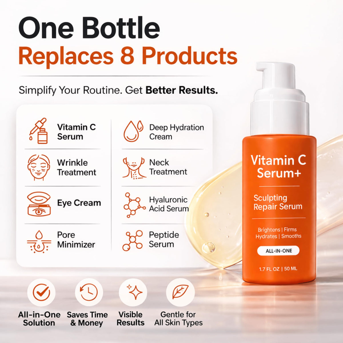 LeVaye' label closeup displaying key actives and ingredient clarity benefit