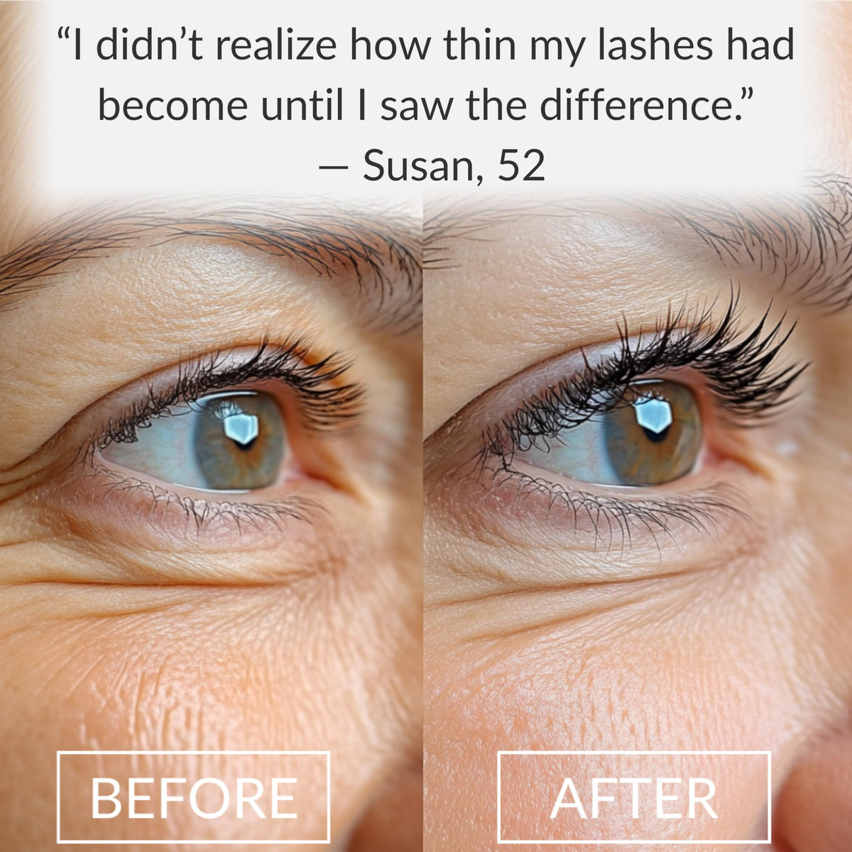 LeVaye' slim applicator close-up for precise nightly lash application