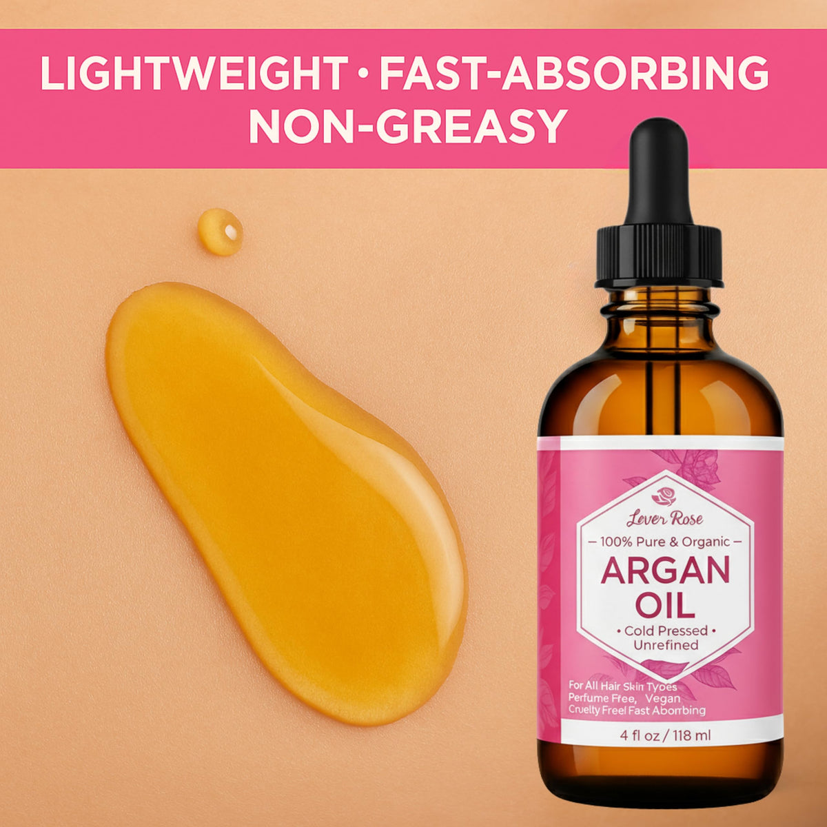 Leven Rose using oil on face for lightweight hydration and smooth skin