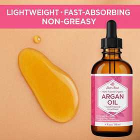 Leven Rose using oil on face for lightweight hydration and smooth skin