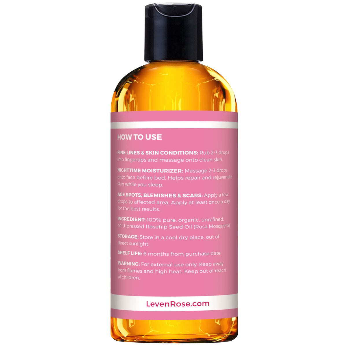Leven Rose droplet on fingertip ready to apply and deliver targeted hydration
