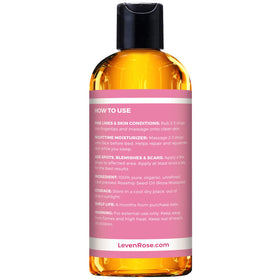 Leven Rose droplet on fingertip ready to apply and deliver targeted hydration