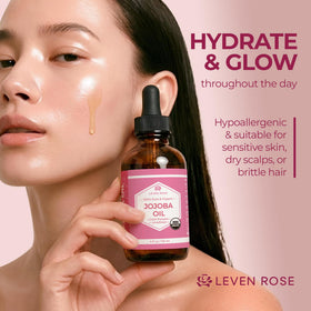 Leven Rose used on face and beard highlighting versatile hydration and calming benefit