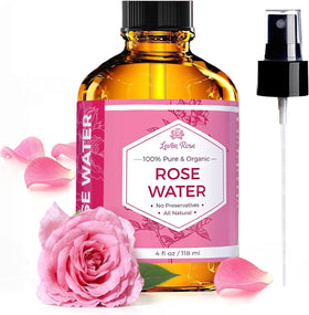Leven Rose front bottle showing label and 4 oz size benefit