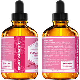 Leven Rose label detail highlighting cold-pressed purity and ingredient transparency