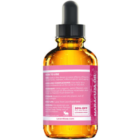 Leven Rose maracuja oil texture on hand absorbing quickly