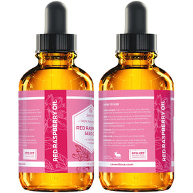 Leven Rose 1 oz bottle in hand for size comparison and travel convenience