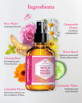 Leven Rose rose petals and calendula detail emphasizing natural botanicals