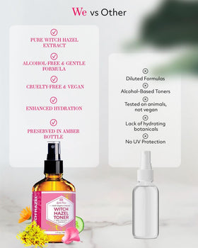Leven Rose mist sprayed on model skin for quick refresh and hydration