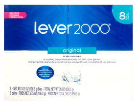 Lever 2000 bar in use in shower showing easy lathering and fresh feeling
