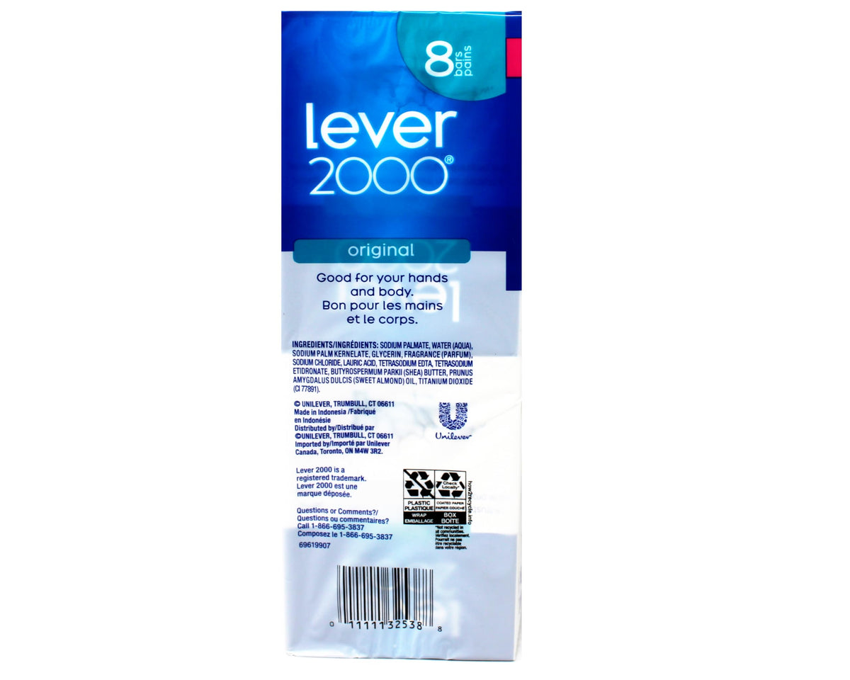 Lever 2000 bar lathering in shower use for effective cleansing and refreshed skin