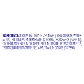 Lever 2000 label and ingredients panel revealing product details