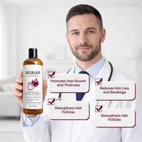 Lexenic Excalvo next to a ruler showing 200ml scale for accurate sizing