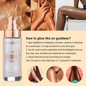 Lezero brush detail with applicator for seamless blending and even coverage