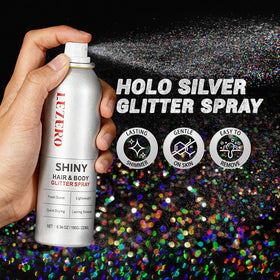 Lezero close-up of laser glitter texture highlighting multi-dimensional shine