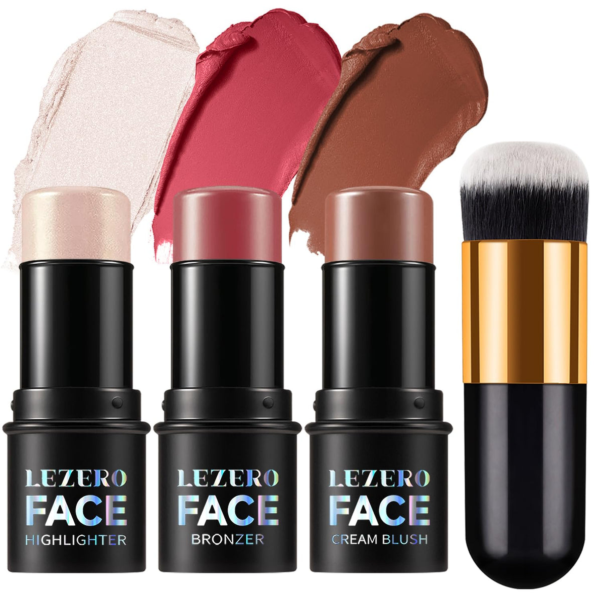 Lezero front packaging showing trio sticks, portable and gifting benefit
