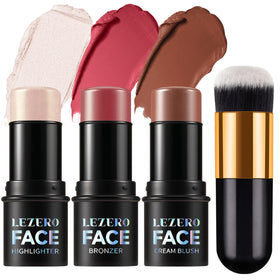 Lezero front packaging showing trio sticks, portable and gifting benefit
