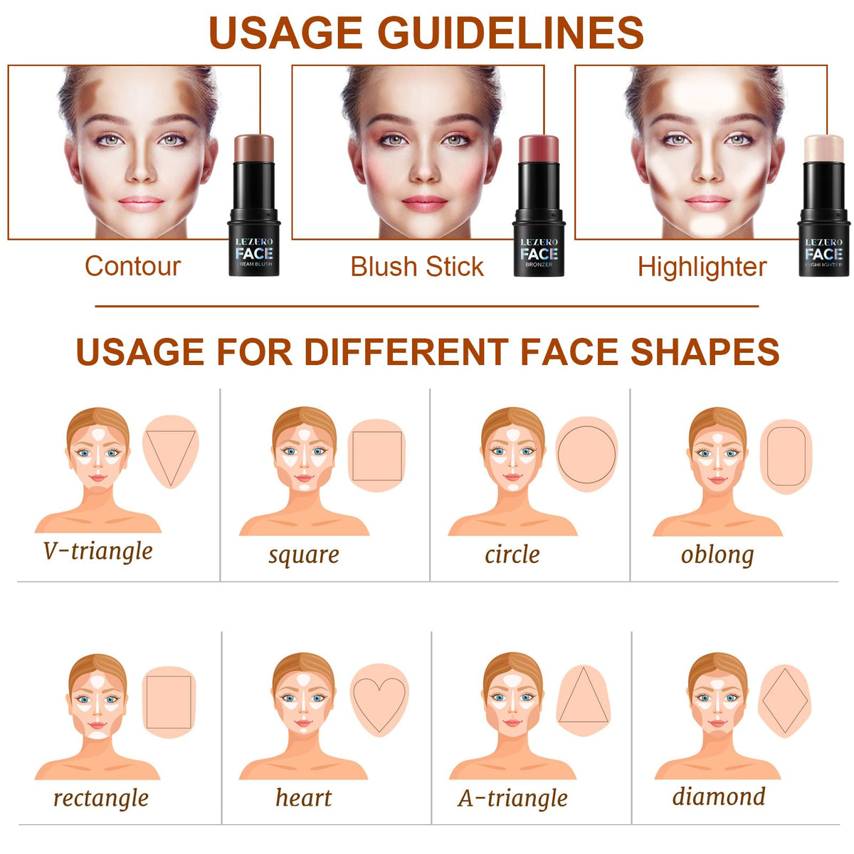 Lezero highlighter on cheek close-up, natural glow benefit