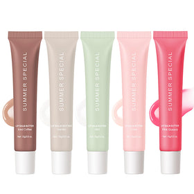 LFuTPm front packaging showing five tinted balm tins and benefits