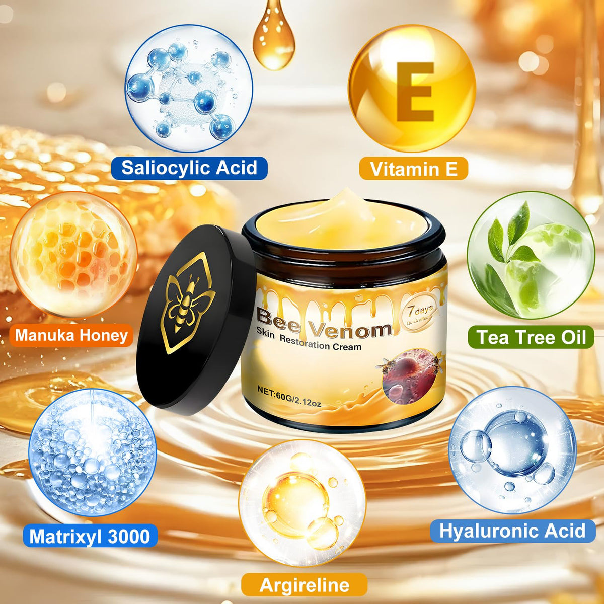 LHBMET cream on fingers showing easy spreadability and nourishment