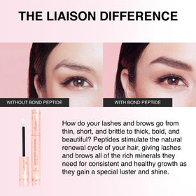 Liaison applying serum to eyebrow demonstrating targeted coverage