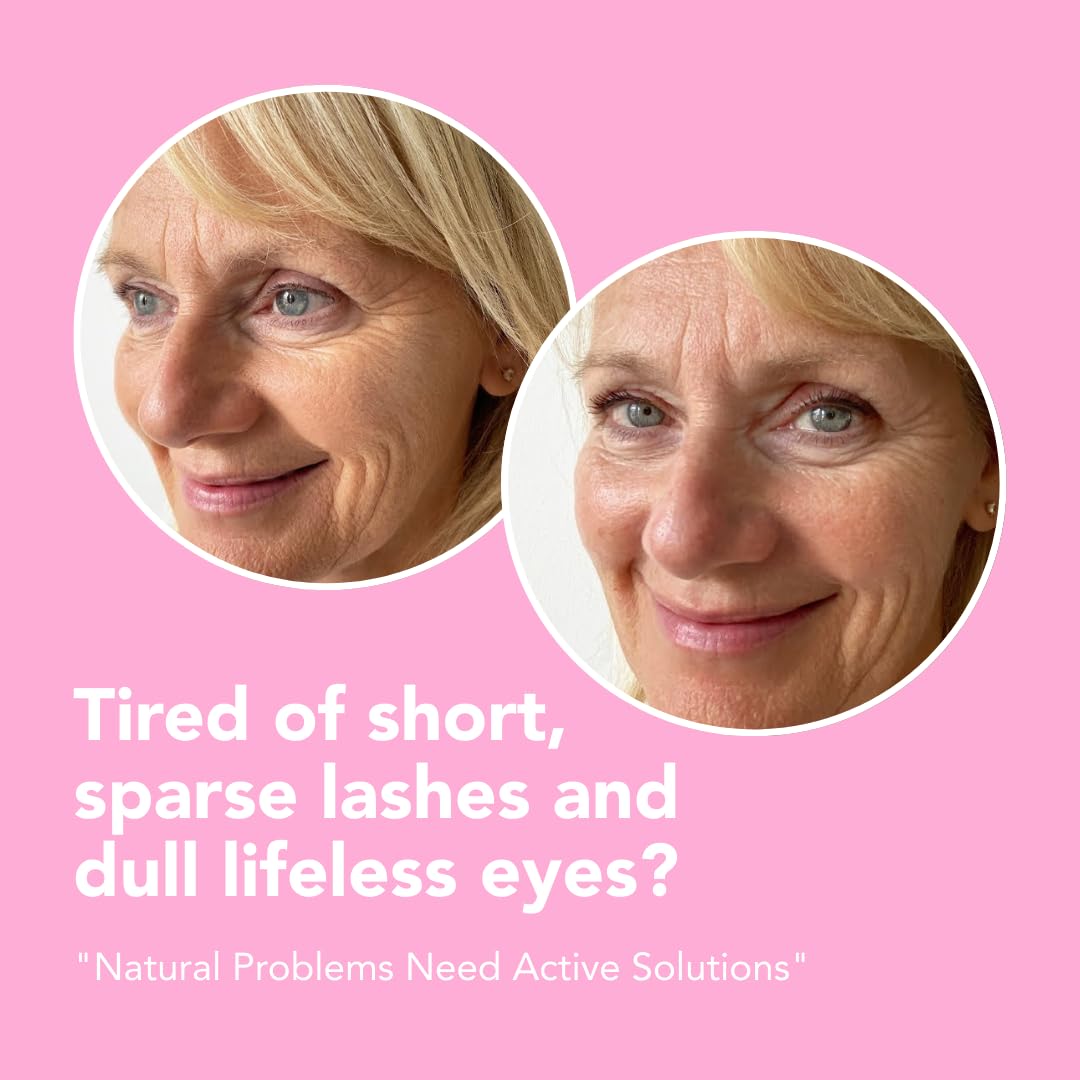 Liaison in-use application on upper lash demonstrating single-swipe ease and targeted results
