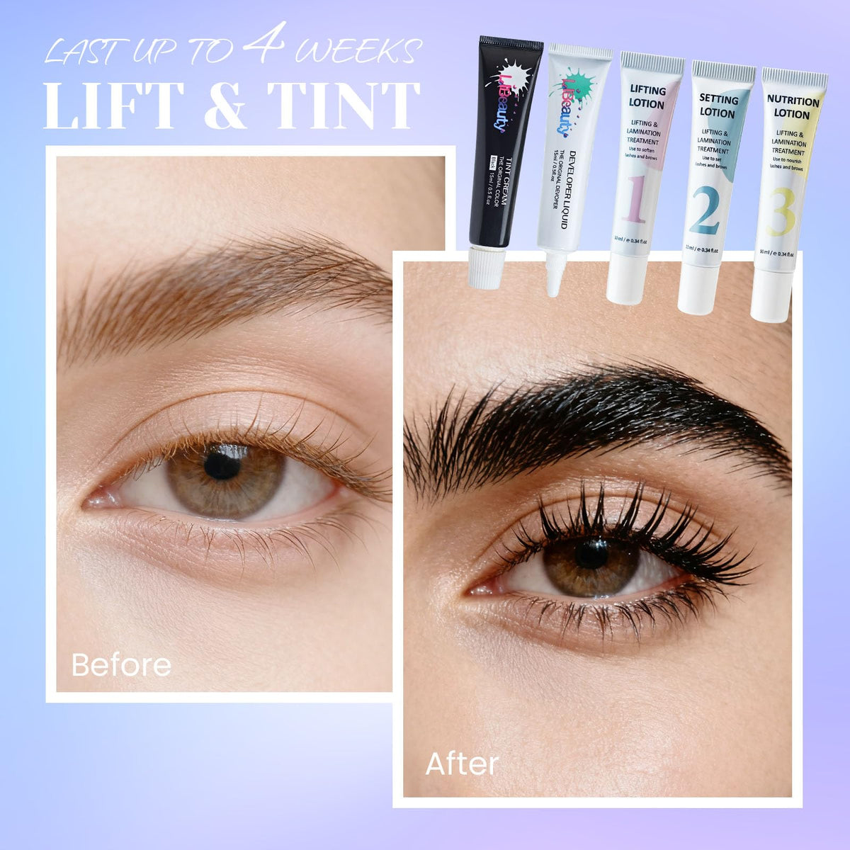 Libeauty 15ml black coloring cream tube close-up illustrating larger capacity and precise dispensing